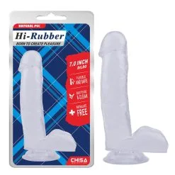 Chisa - Dildo Met Zuignap 17,5 Cm - Transparant -Sex Toys winkel Chisa Dildo Met Zuignap 175 cm Transparant 6