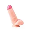 Chisa - Dildo Met Zuignap Bell 16.5 Cm X 4.6 Cm - Lichte Huidskleur