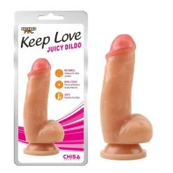 Chisa - Dildo Met Zuignap Juicy 18.5 Cm - Lichte Huidskleur