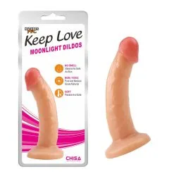 Chisa - Dildo Met Zuignap Moonlight 18,5 Cm - Lichte Huidskleur