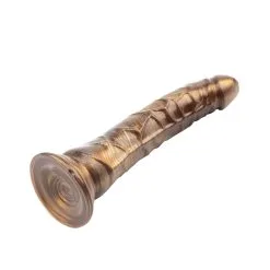 Chisa Novelties - Gold Dildo - 21,5 X 3,5 Cm - Mike Hawk - Goud -Sex Toys winkel Chisa Novelties Gold Dildo 215 x 35 cm Mike Hawk Goud 5