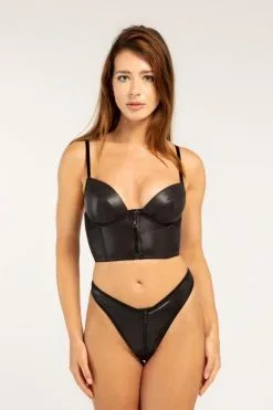 Christine Le Duc - Zipper Bustier & String Xenna