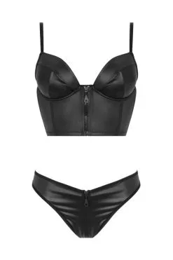 Christine Le Duc - Zipper Bustier & String Xenna -Sex Toys winkel Christine le Duc Zipper Bustier String XENNA 6