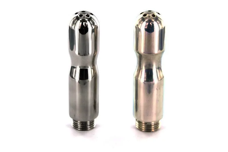 Kiotos Steel CleanStream - Mini Intiem Douche - Zilver 1 Kiotos Steel CleanStream - Mini Intiem Douche - Zilver