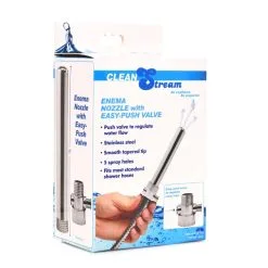 Cleanstream - Klysma Nozzle Met Open-Dicht Snelknop -Sex Toys winkel Cleanstream Klysma Nozzle Met Open Dicht Snelknop 3