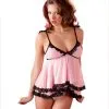 Cottelli Collection - Babydoll Set Rosa
