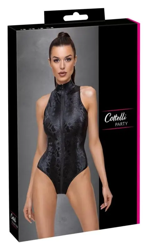 Cottelli Collection - Body Snake - Zwart 6 Cottelli Collection - Body Snake - Zwart - Afbeelding 6