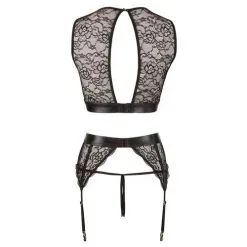 Cottelli Collection - Kanten Lingerieset Met Bondage Details - Zwart -Sex Toys winkel Cottelli Collection Kanten Lingerieset met bondage details zwart 6