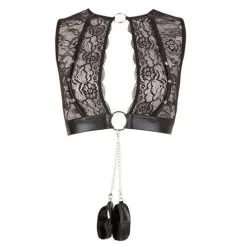 Cottelli Collection - Kanten Lingerieset Met Bondage Details - Zwart -Sex Toys winkel Cottelli Collection Kanten Lingerieset met bondage details zwart 7