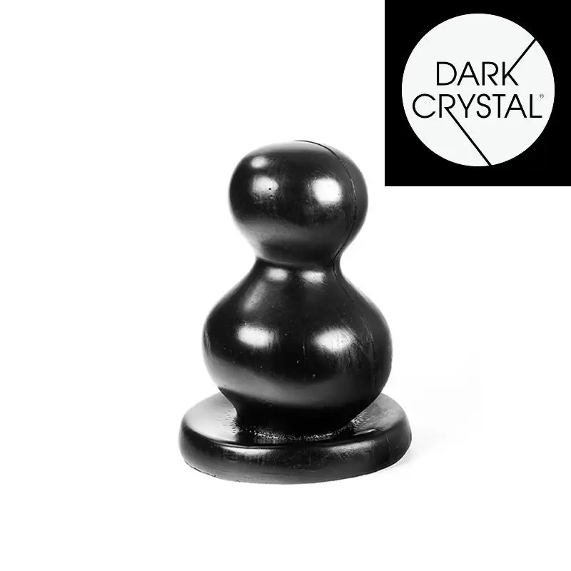 Dark Crystal - Bollen Buttplug 11 X 20 Cm - Zwart 3 Dark Crystal - Bollen Buttplug 11 X 20 Cm - Zwart - Afbeelding 3