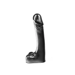 Dark Crystal - Dildo 18 X 3 Cm - Zwart