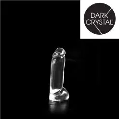 Dark Crystal - Dildo 21,5 X 6,3 Cm - Transparant -Sex Toys winkel Dark Crystal Dildo 215 x 63 cm transparant 3