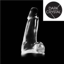 Dark Crystal - Dildo 26 X 7 Cm - Transparant -Sex Toys winkel Dark Crystal Dildo 26 x 7 cm transparant 3