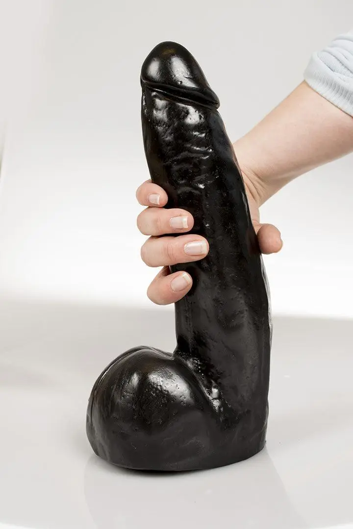 Dark Crystal - Dildo 28 X 6,7 Cm - Zwart 2 Dark Crystal - Dildo 28 X 6,7 Cm - Zwart - Afbeelding 2