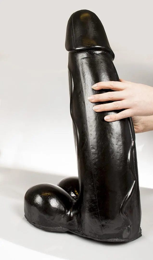 Dark Crystal - Dildo Super Kuba 14,5 X 6 Cm - Zwart 2 Dark Crystal - Dildo Super Kuba 14,5 X 6 Cm - Zwart - Afbeelding 2