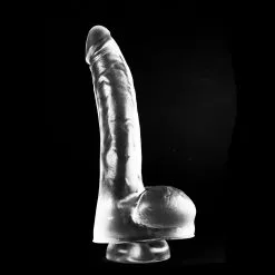 Dark Crystal - Dildo Met Zuignap 27,5 X 4,5 Cm - Transparant