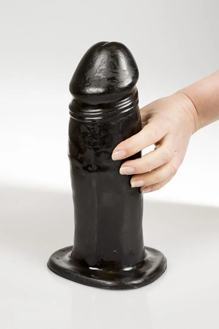 Dark Crystal - XXL Dildo 23 X 8,5 Cm - Zwart 2 Dark Crystal - XXL Dildo 23 X 8,5 Cm - Zwart - Afbeelding 2