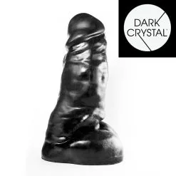 Dark Crystal - XXL Dildo 32 X 10,5 Cm - Zwart 5 Dark Crystal - XXL Dildo 32 X 10,5 Cm - Zwart -Sex Toys winkel Dark Crystal XXL Dildo 32 x 105 cm zwart 3