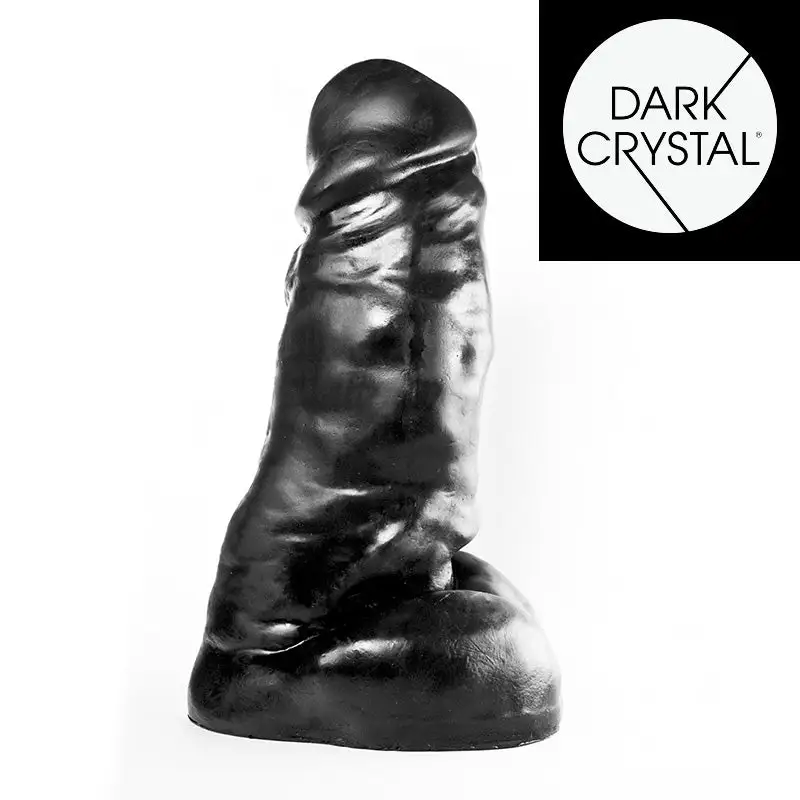 Dark Crystal - XXL Dildo 32 X 10,5 Cm - Zwart 3 Dark Crystal - XXL Dildo 32 X 10,5 Cm - Zwart - Afbeelding 3