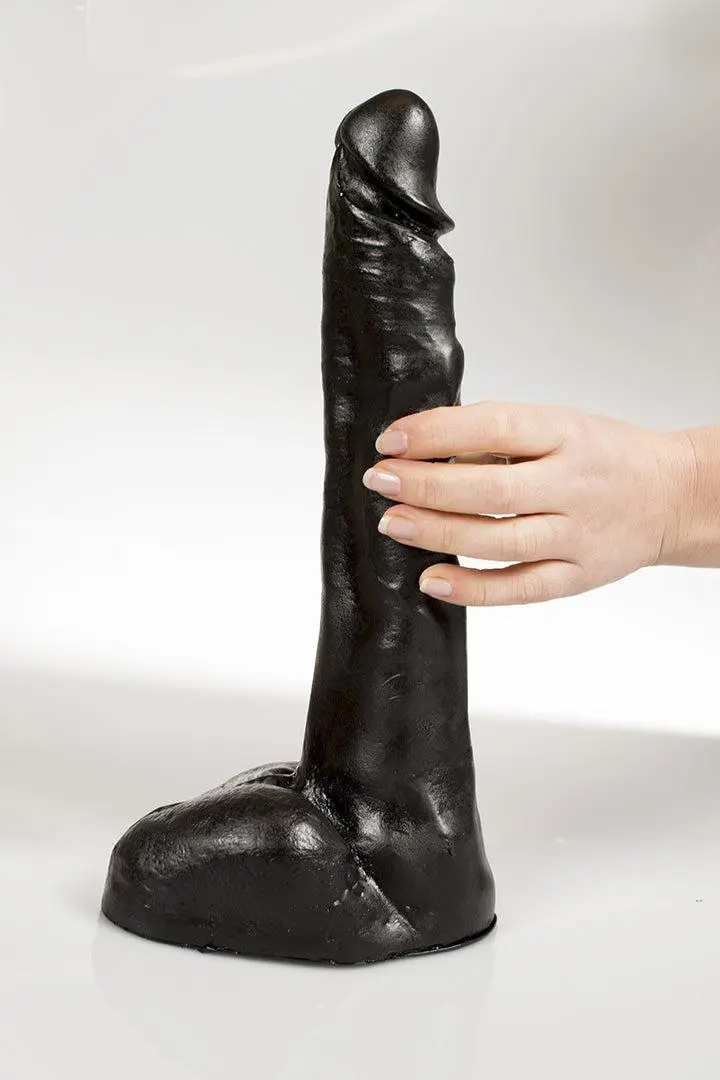 Dark Crystal - XXL Dildo 32 X 6.5 Cm - Zwart 2 Dark Crystal - XXL Dildo 32 X 6.5 Cm - Zwart - Afbeelding 2