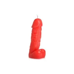 Master Series Dark Pecker Dick Drip Kaars - Rood