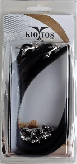 Kiotos DeLuxe Handboeien Van Siliconen - Zwart -Sex Toys winkel Deluxe Handboeien van Siliconen zwart 3