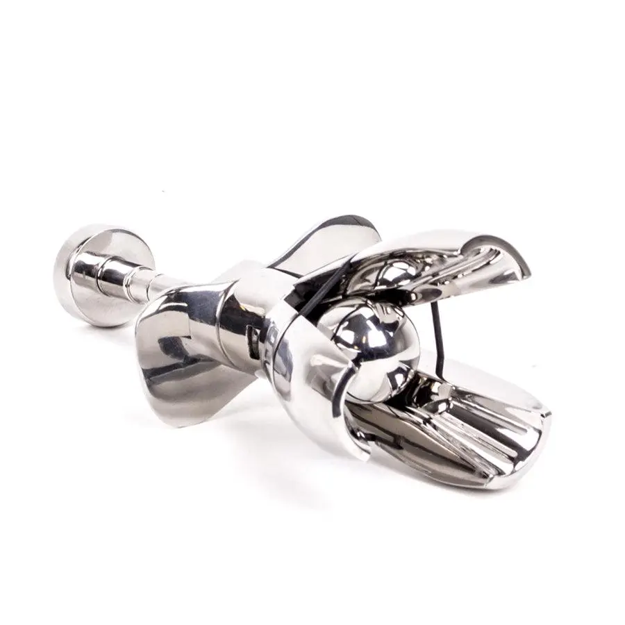 Kiotos Steel DeLuxe Locking Anaal Plug RVS 2 Kiotos Steel DeLuxe Locking Anaal Plug RVS - Afbeelding 2