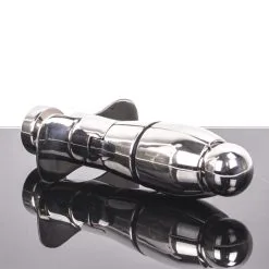 Kiotos Steel DeLuxe Locking Anaal Plug RVS 5 Kiotos Steel DeLuxe Locking Anaal Plug RVS -Sex Toys winkel Deluxe Locking Anaal Plug RVS 3