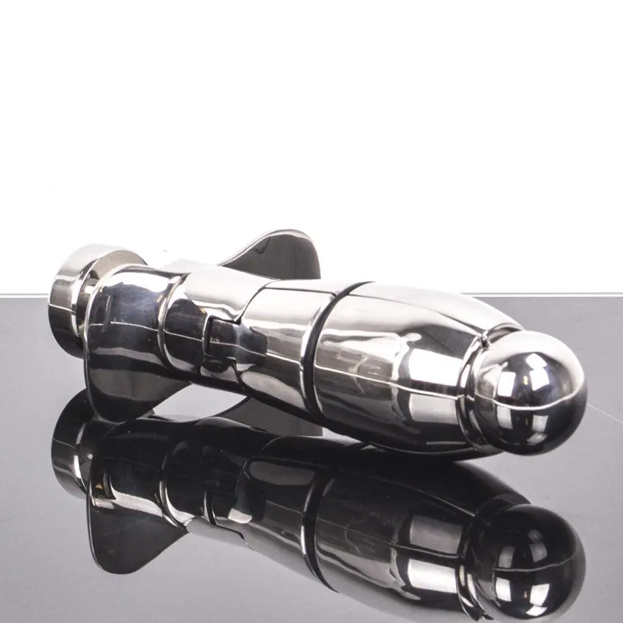 Kiotos Steel DeLuxe Locking Anaal Plug RVS 3 Kiotos Steel DeLuxe Locking Anaal Plug RVS - Afbeelding 3