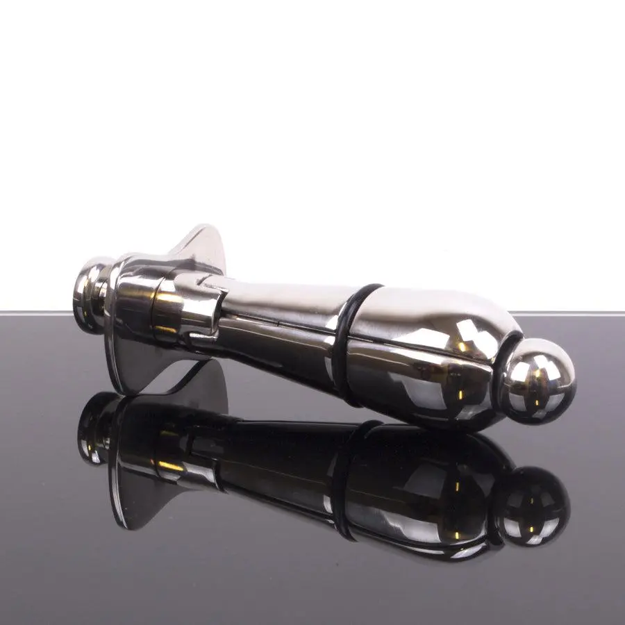 Kiotos Steel DeLuxe Locking Plug RVS - Small 3 Kiotos Steel DeLuxe Locking Plug RVS - Small - Afbeelding 3