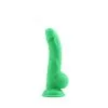 CHISA DeLuxe Pure Nature Neo Colours Siliconen Dildo 23 X 4.1 Cm - Groen