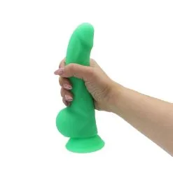 CHISA DeLuxe Pure Nature Neo Colours Siliconen Dildo 23 X 4.1 Cm - Oranje -Sex Toys winkel Deluxe Pure Nature Neo Colours Siliconen Dildo 23 x 4 1 cm oranje 4