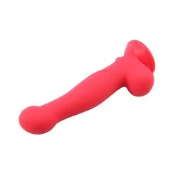 CHISA DeLuxe Pure Nature Neo Colours Siliconen Dildo 26.5 X 5.1 Cm - Rood -Sex Toys winkel Deluxe Pure Nature Neo Colours Siliconen Dildo 26 5 x 5 1 cm rood 3