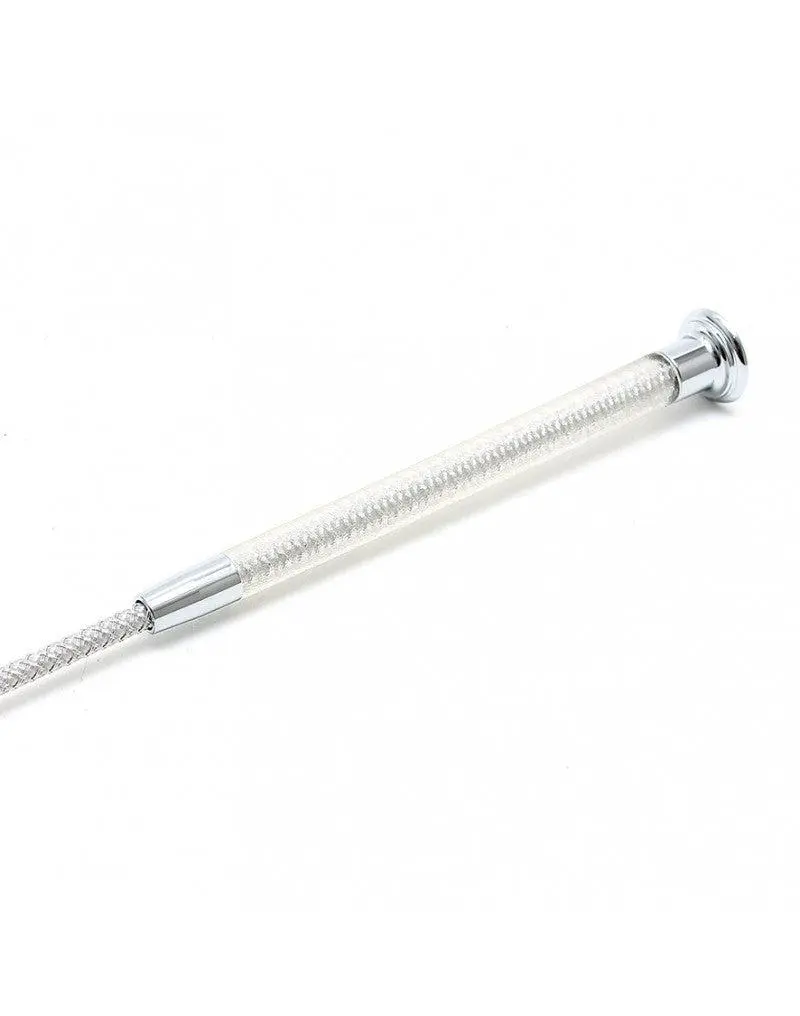 Rimba Bondage Play Design Paardrijzweep Met Transparant Acryl Handvat 2 Rimba Bondage Play Design Paardrijzweep Met Transparant Acryl Handvat - Afbeelding 2