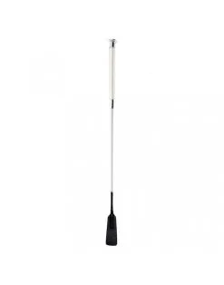 Rimba Bondage Play Design Paardrijzweep Met Transparant Acryl Handvat