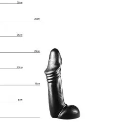 Dinoo - Dildo Avalonia 21 X 5,2 Cm - Zwart 6 Dinoo - Dildo Avalonia 21 X 5,2 Cm - Zwart -Sex Toys winkel Dinoo Dildo Avalonia 21 x 52 cm zwart 3