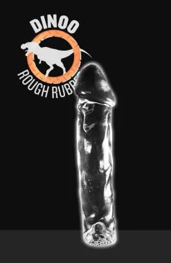 Dinoo - Dildo Erketu 27 X 6,3 Cm - Transparant
