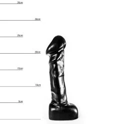 Dinoo - Dildo Haya 25,5 X 6,5 Cm - Zwart -Sex Toys winkel Dinoo Dildo Haya 255 x 65 cm zwart 3