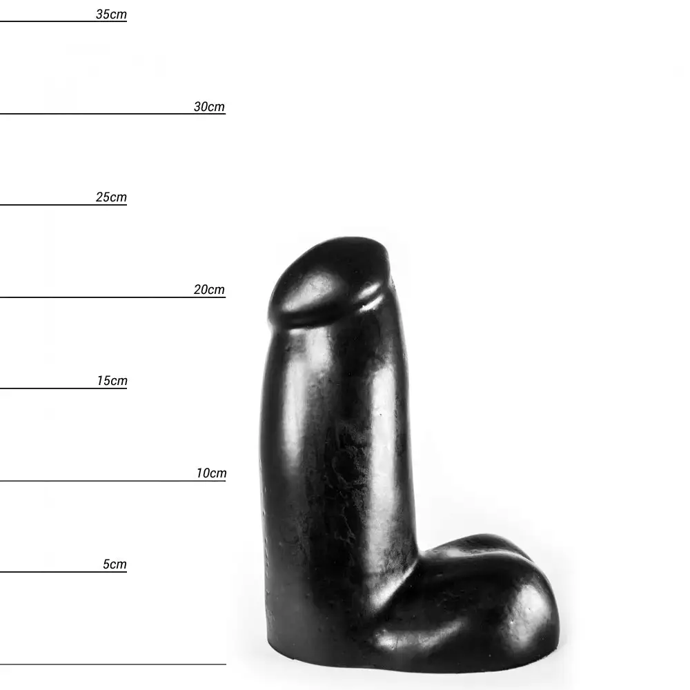 Dinoo - Dildo Karonga 23,5 X 9,5 Cm - Zwart 3 Dinoo - Dildo Karonga 23,5 X 9,5 Cm - Zwart - Afbeelding 3