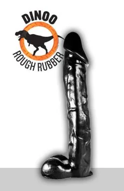 Dinoo - Dildo Krito 33 X 7,8 Cm - Zwart