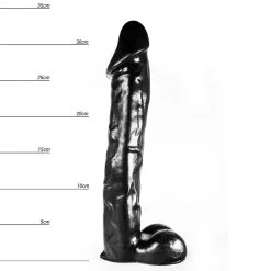 Dinoo - Dildo Krito 33 X 7,8 Cm - Zwart -Sex Toys winkel Dinoo Dildo Krito 33 x 78 cm zwart 4