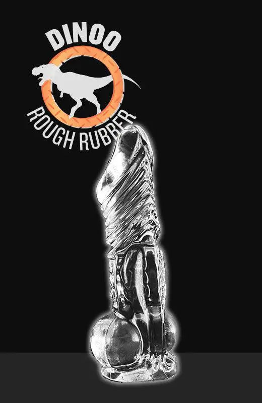 Dinoo - Dildo Rhabdodon 23 X 5,8 Cm - Transparant 1 Dinoo - Dildo Rhabdodon 23 X 5,8 Cm - Transparant