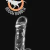 Dinoo - Dildo Met Balzak Raptor 20,5 X 6,5 Cm – Transparant