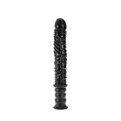 Dinoo - King-Size Dildo Met Handvat Damocles 42,5 X 4,5 Cm - Zwart
