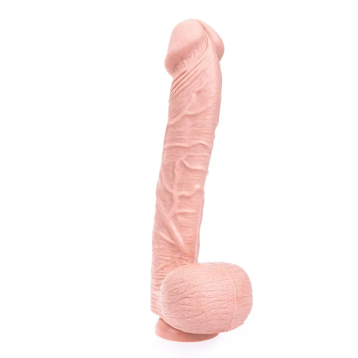 Dinoo - King-size Dildo Curve -d 31 X 5.5 Cm - Lichte Huidskleur 1 Dinoo - King-size Dildo Curve -d 31 X 5.5 Cm - Lichte Huidskleur
