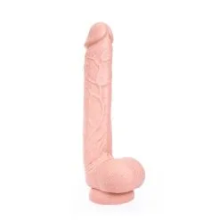 Dinoo - King-size Dildo Kong 26 X 4.5 Cm - Lichte Huidskleur