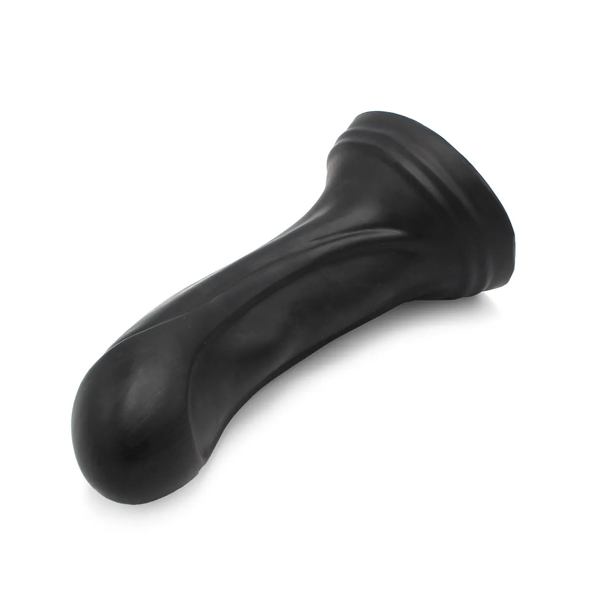 Dinoo - XXL Anaal Dildo Met Kromming Van TPE - Zwart 7 Dinoo - XXL Anaal Dildo Met Kromming Van TPE - Zwart - Afbeelding 7