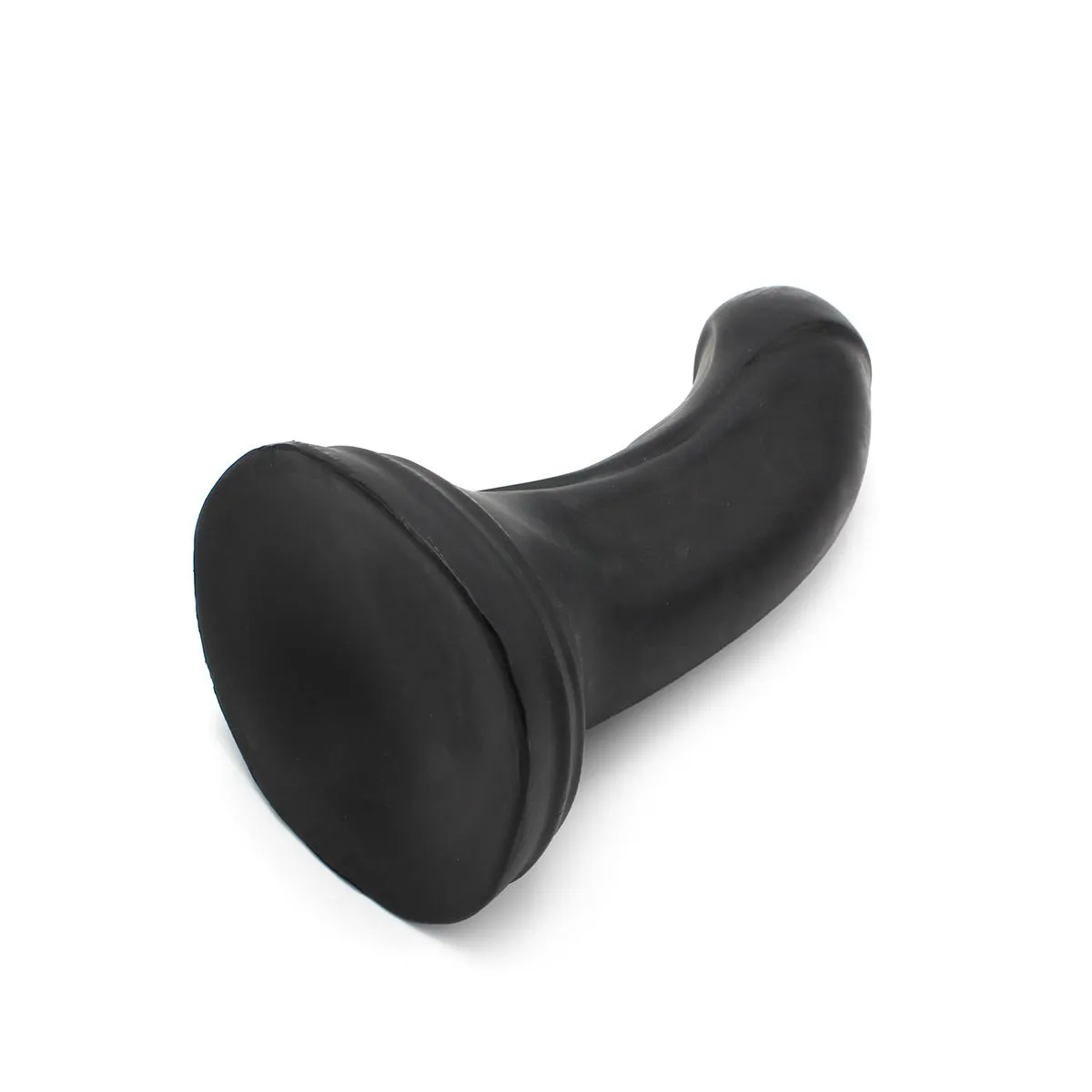 Dinoo - XXL Anaal Dildo Met Kromming Van TPE - Zwart 8 Dinoo - XXL Anaal Dildo Met Kromming Van TPE - Zwart - Afbeelding 8