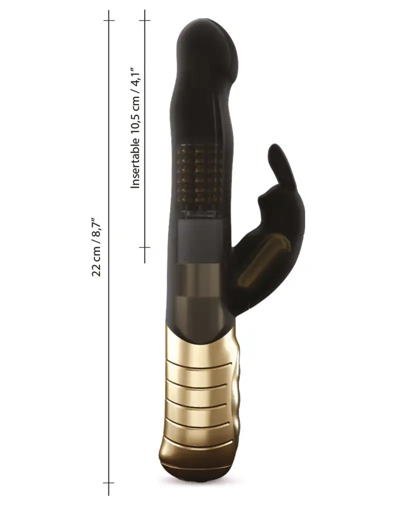 Dorcel - Baby 2.0 Tarzan Vibrator - Zwart/Goud 5 Dorcel - Baby 2.0 Tarzan Vibrator - Zwart/Goud - Afbeelding 5