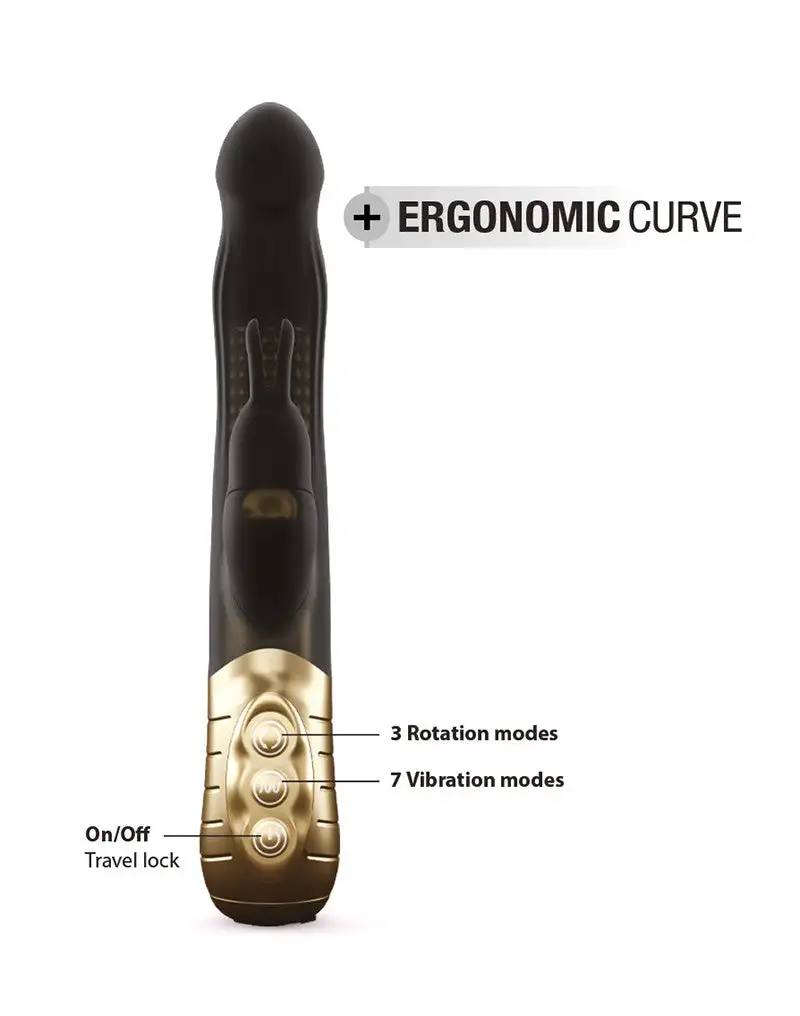 Dorcel - Baby 2.0 Tarzan Vibrator - Zwart/Goud 7 Dorcel - Baby 2.0 Tarzan Vibrator - Zwart/Goud - Afbeelding 7